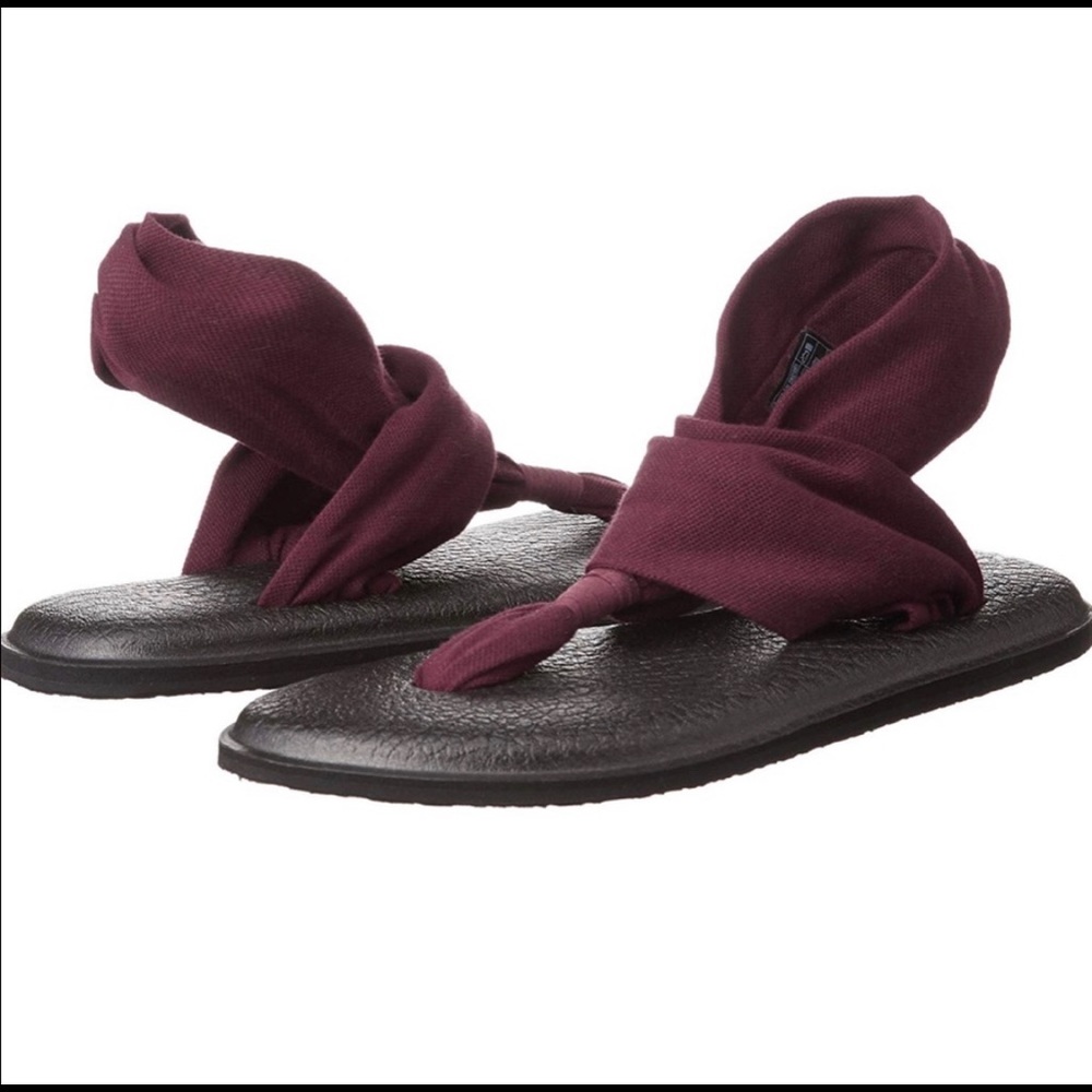 Sanuk Women's Yoga Sling 2 Sandals - Burgundy